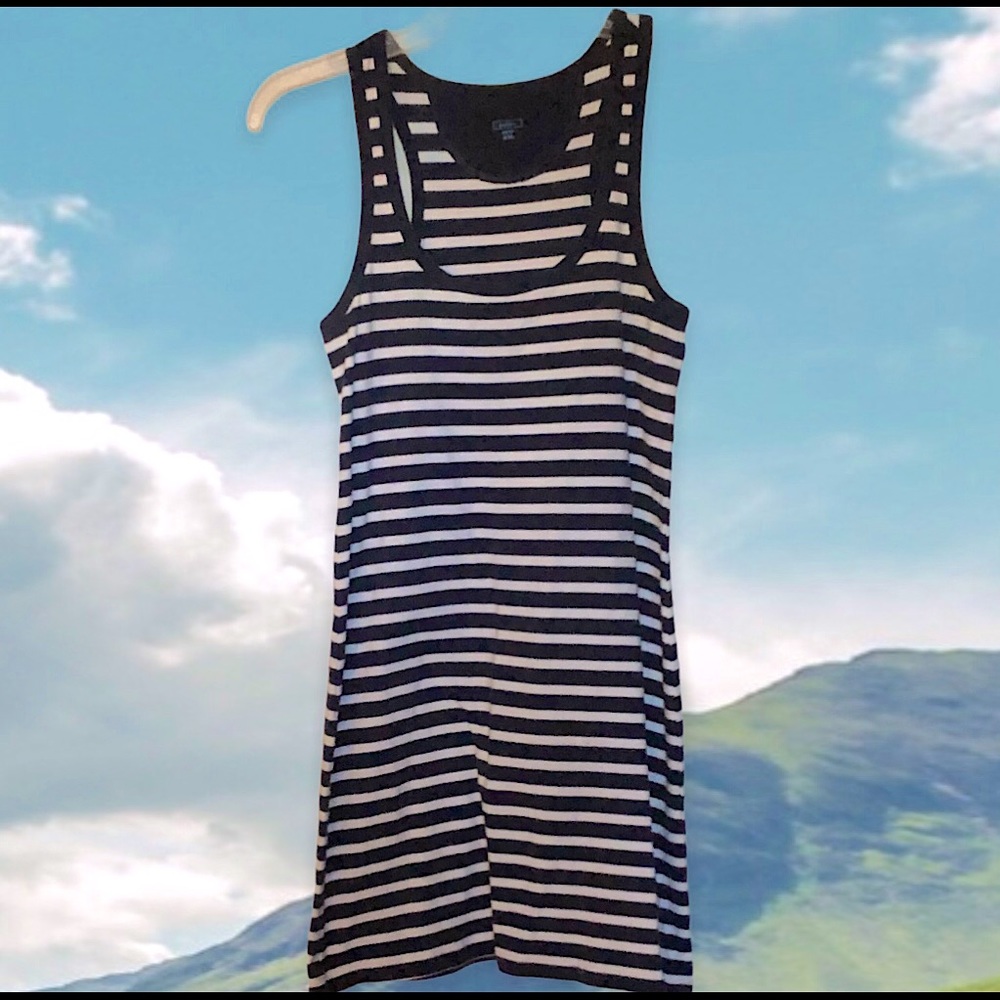 Gapbody long tee shirt White/Blue striped